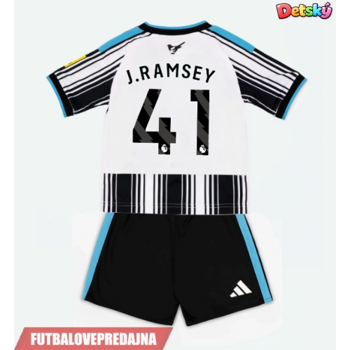 Lacne Dětský Futbalové dres Newcastle United Jacob Ramsey #41 2026-27 Krátky Rukáv - Domáci (+ trenírky)